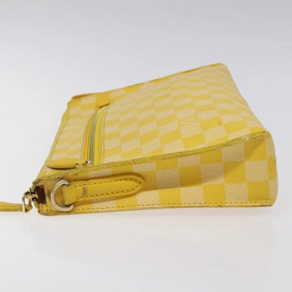LOUIS VUITTON Damier Color Module Clutch Bag Mimosa N41311 LV Auth 123486 - Picture 5 of 16